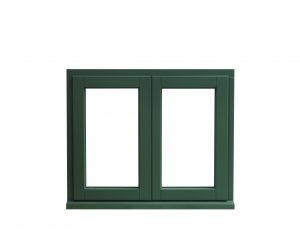 Traditional Stormproof Casement Windows_French Mullion_Dual Colour Green_External_2011