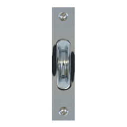 sash pulley polished chrome