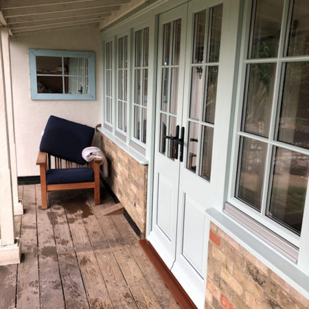 timber french doors