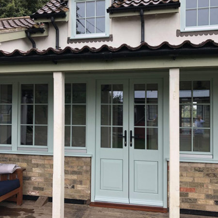 timber french doors