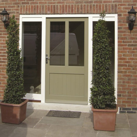 timber single door green