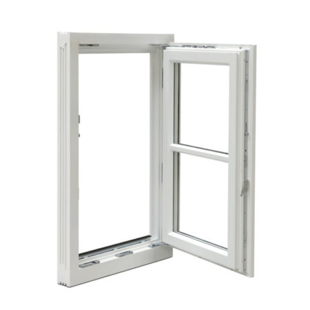 timber casement window open
