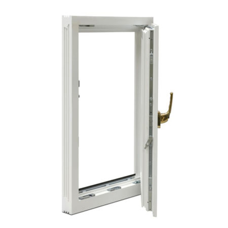 timber casement window open