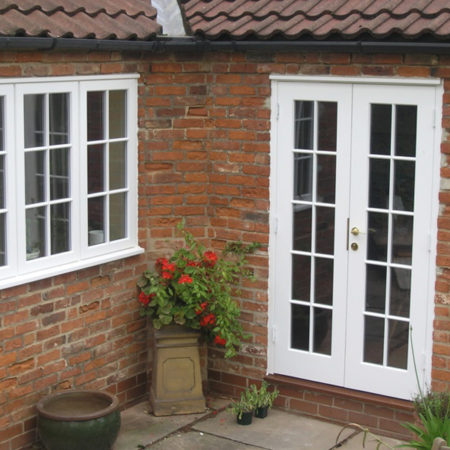 timber french doors