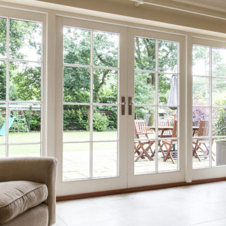 timber french doors