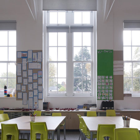 sliding sash windows classroom