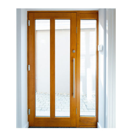 contemporary timber single door stainless steel hardware