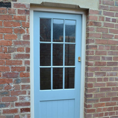 kirk historic back door pastel turquoise