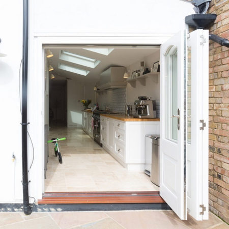 small timber bifold doors
