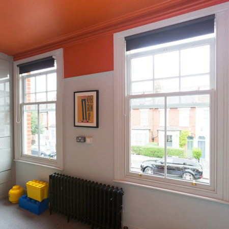 sliding sash window play room