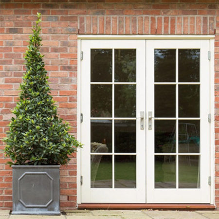 traditional timber french doors