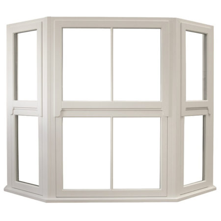 traditional regency timber casement window angled bay