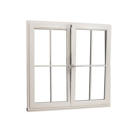 traditional tilt and turn window french mullion dual colour