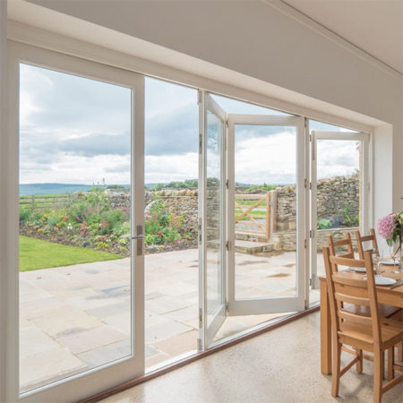 traditional timber bifold doors