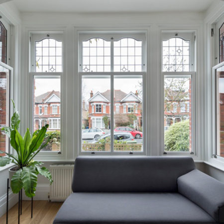 sliding sash bay window
