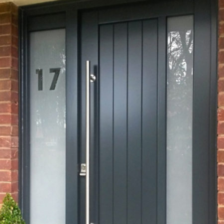 timber contemporary door t-bar handle