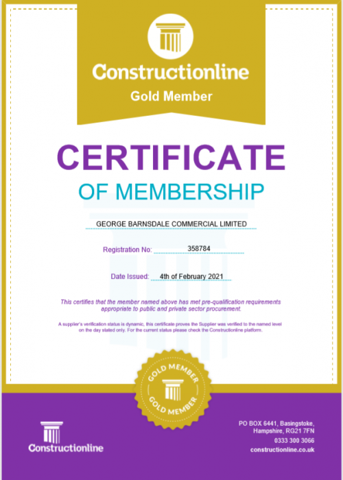 Construction line Gold