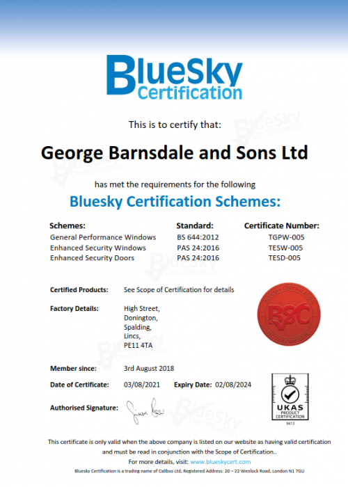 BlueSky Certification