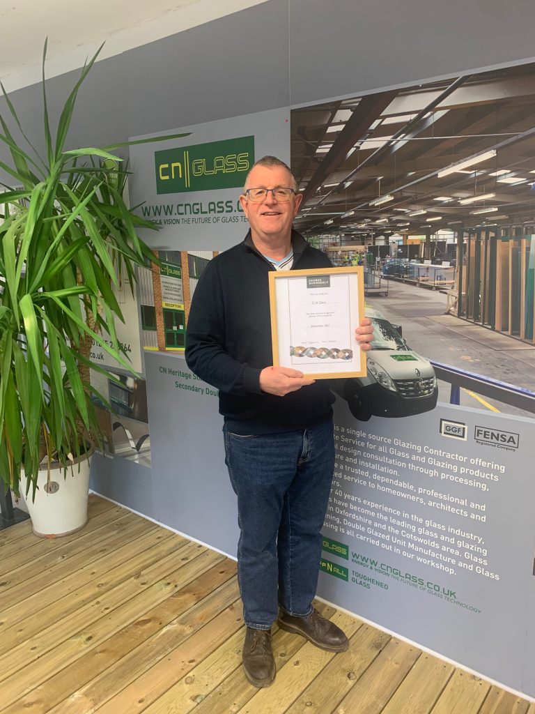 CN Glass wins Approved Partner of the month from George Barnsdale