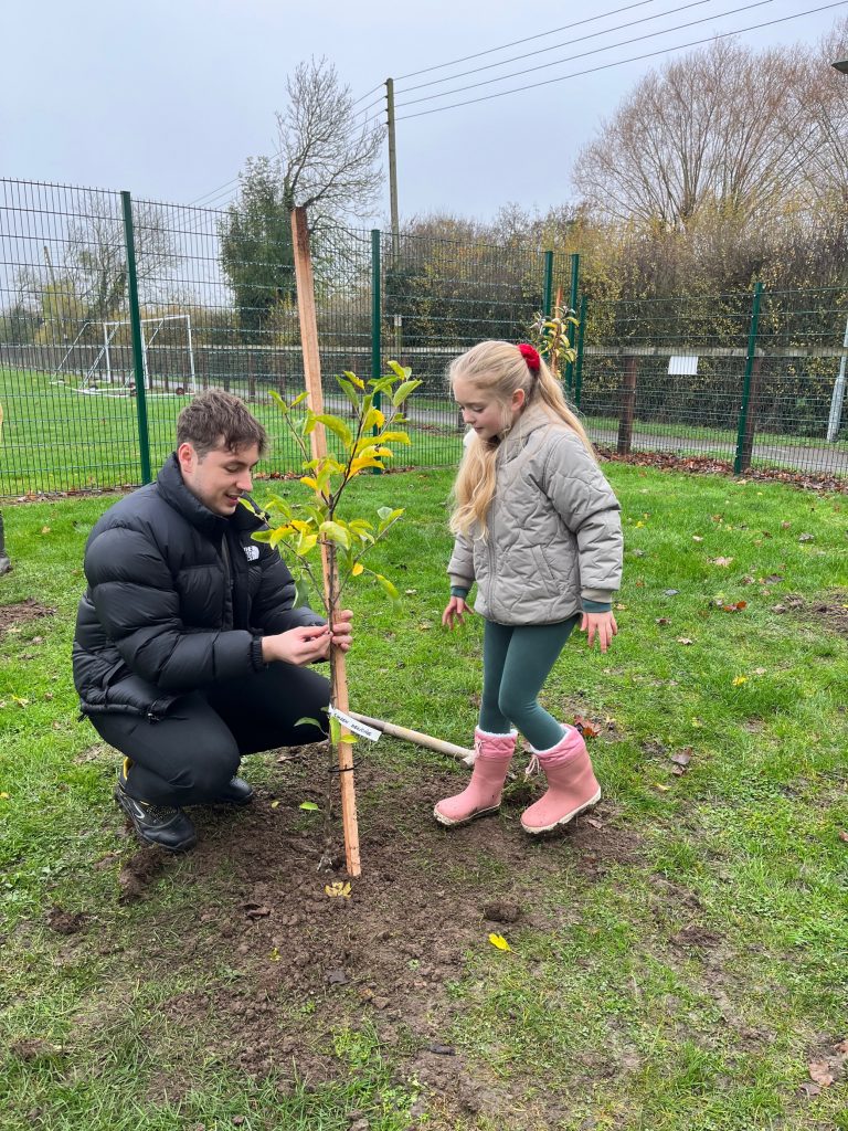 George Barnsdale Rooted in Local Community With School Tree Planting ...