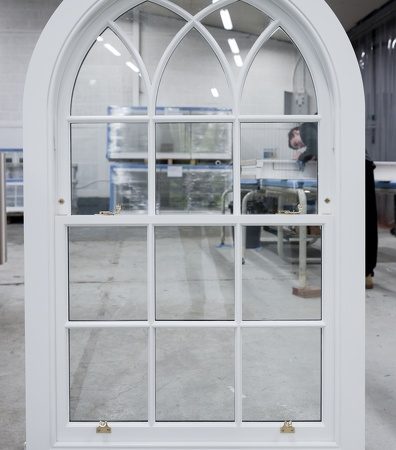 arched sliding sash window