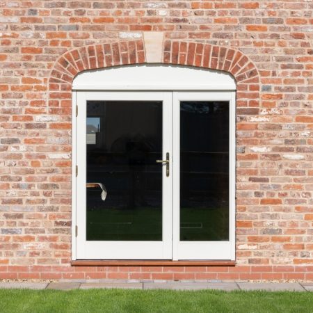 Arched top fillet over a set of french doors on a Lincolnshire barn conversion