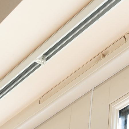 internal trickle vent closed cream finish to match door