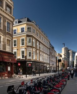 Grainhouse in Covent Garden with George Barnsdale timber windows.