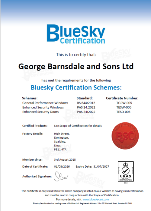 BlueSky Certification